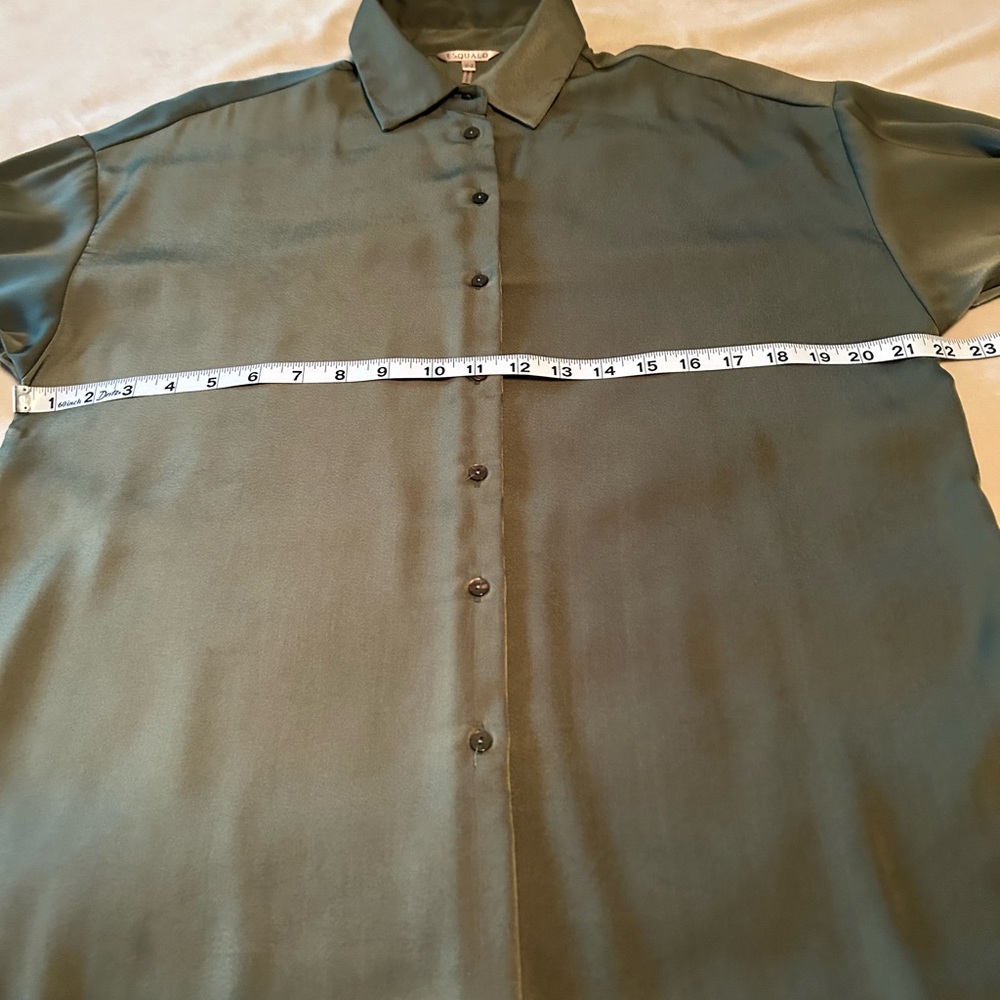 Women’s olive green blouse - Picture 4 of 6